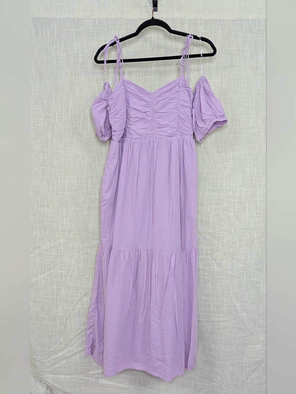 Universal Thread Lilac Off-Shoulder Ruched Maxi Dress